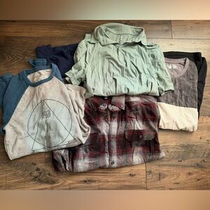 Men’s 5 Clothing Lot Bundle Shirts Size XS S M, Mixed Reseller Wholesale